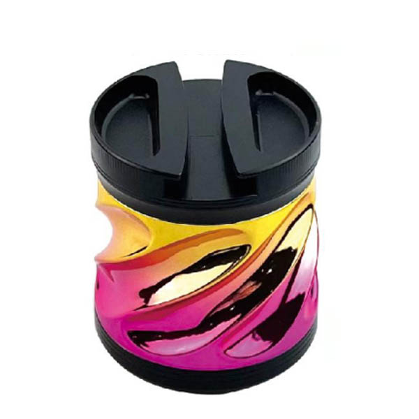 DK5357 Grinder 4 pcs Rainbow iridescence color cigarette paper card slot