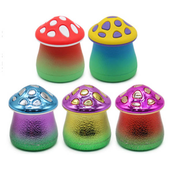 DK59002 New Mushroom herb grinders more colors